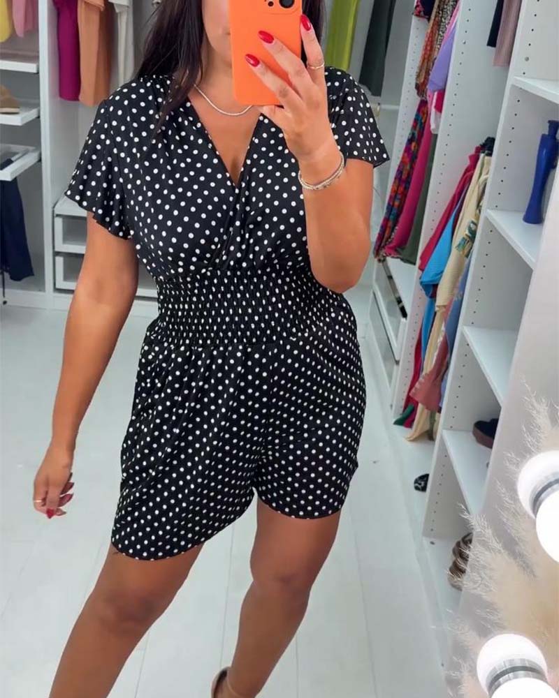 Arina - Combinaison Polkadot - Chic et Confortable - Femmes-5