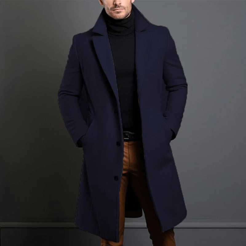 Jason - Manteau homme long d'hiver