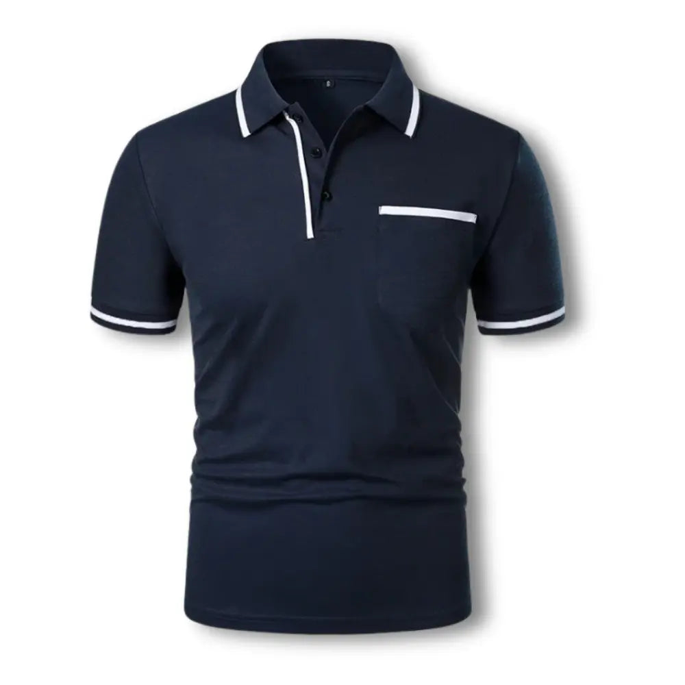 Dante - Polo Manches Courtes Slim Fit Chic Homme