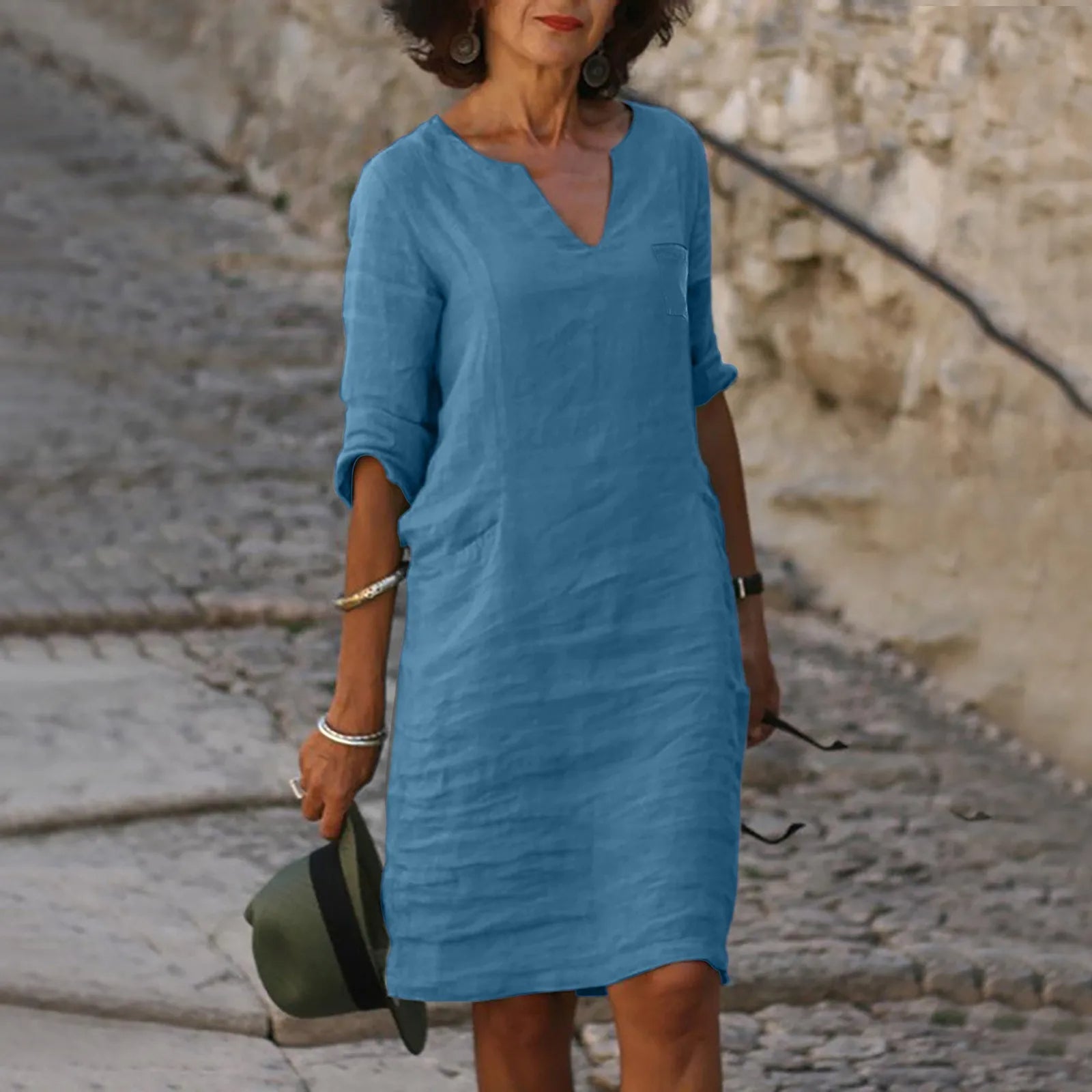 Romane - Robe ĂlĂ©gante Fluide