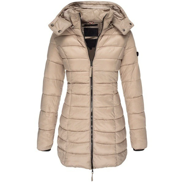 Odille - Doudoune longue capuche Femme