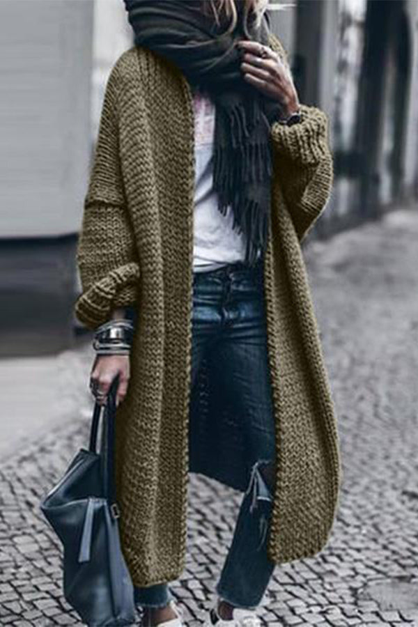 Thérèse - Cardigan En Maille À Manches Longues