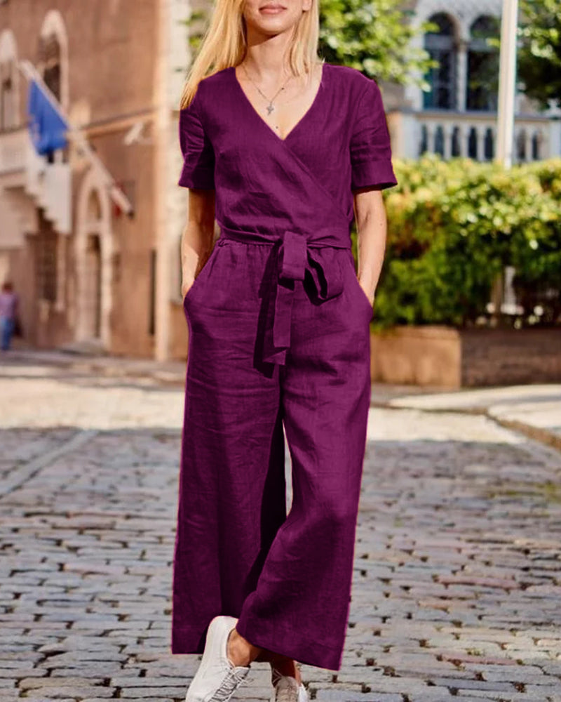 Image variante pour Aitana - Combinaison noire pour femmes - Décontractée et respirante - Parfaite pour toute occasion-9