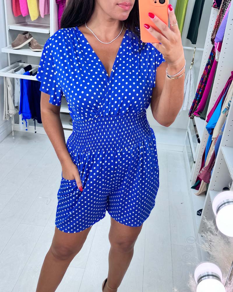 Image variante pour Arina - Salopette à pois - Chic et Confortable - Dames-7