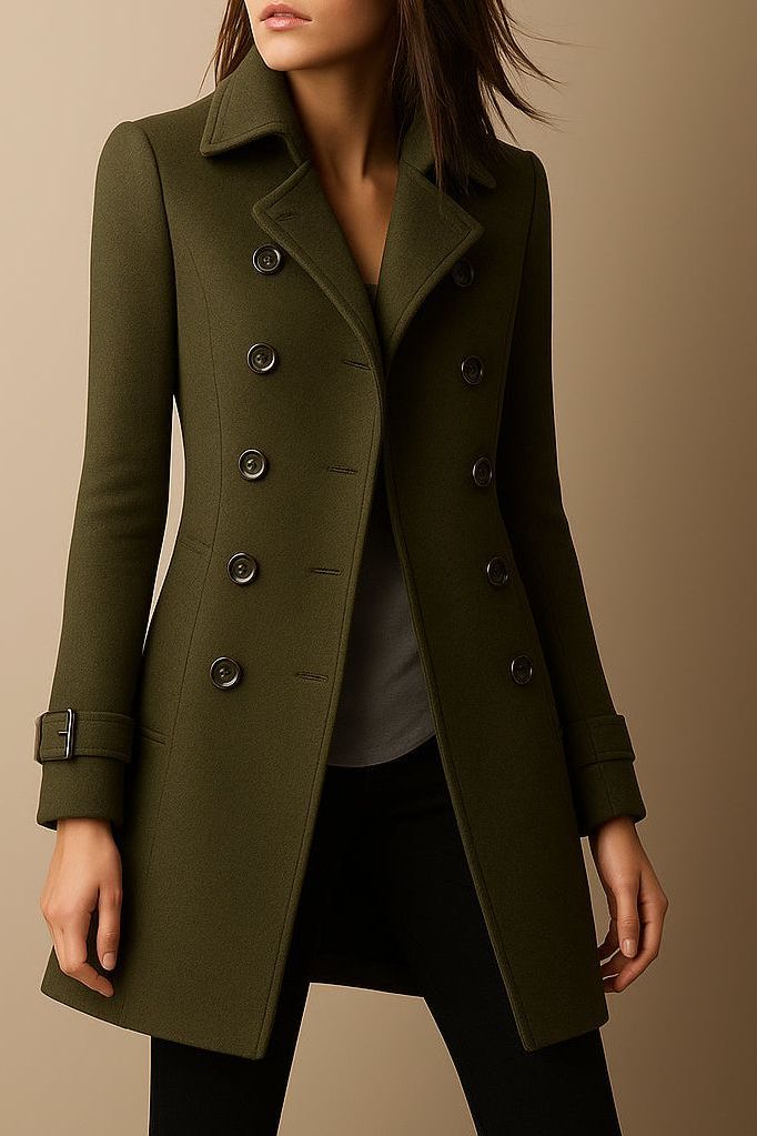 Léa | Manteau Élégant Cintré Classique