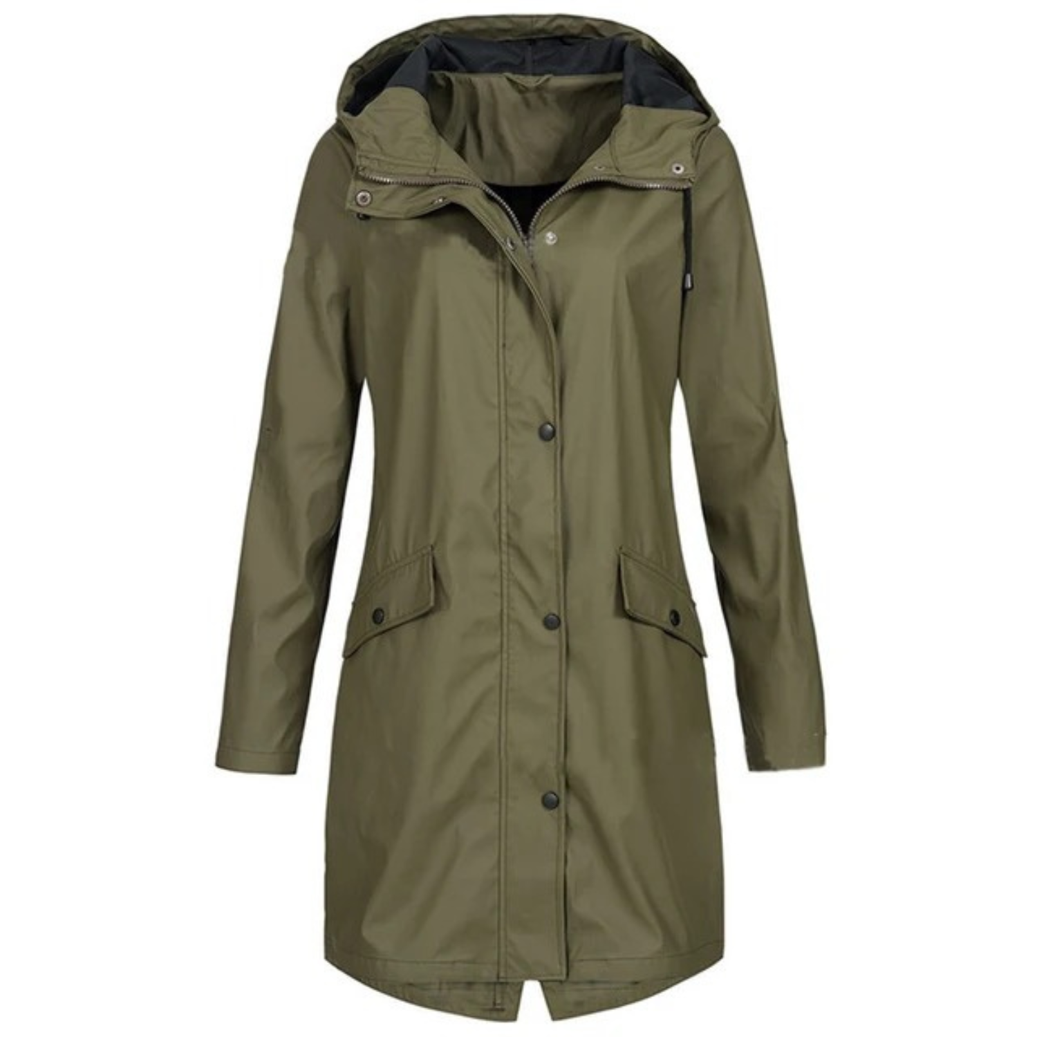 Amandine - Veste Coupe-Vent Pratique Avec Capuche