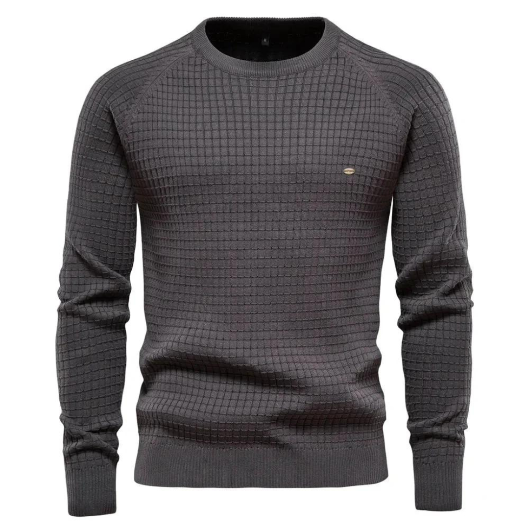 Pierre - Pull Ă col rond avec coupe classique pour homme