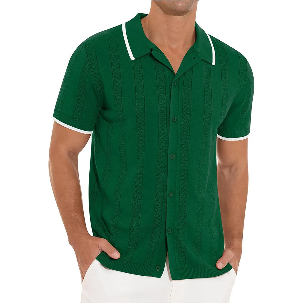 Image variante pour Jeroen - Polo en tricot - Élégance décontractée - Polo pour hommes-19