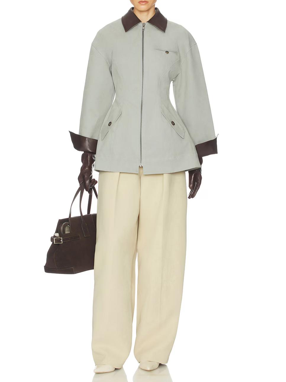Juliette | Veste Chic Cuir Zippée