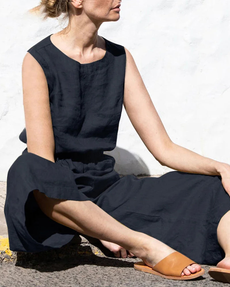 Sophie - Combinaison Noire Femme - Aérée et Confortable - Femme-5