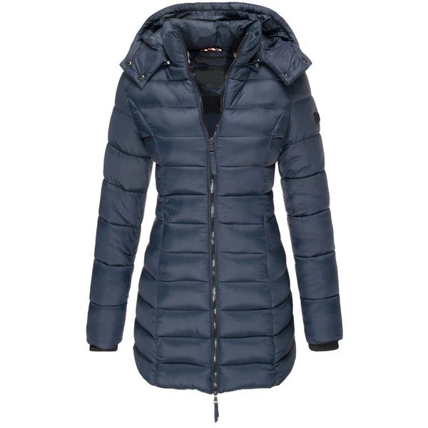 Odille - Doudoune longue capuche Femme