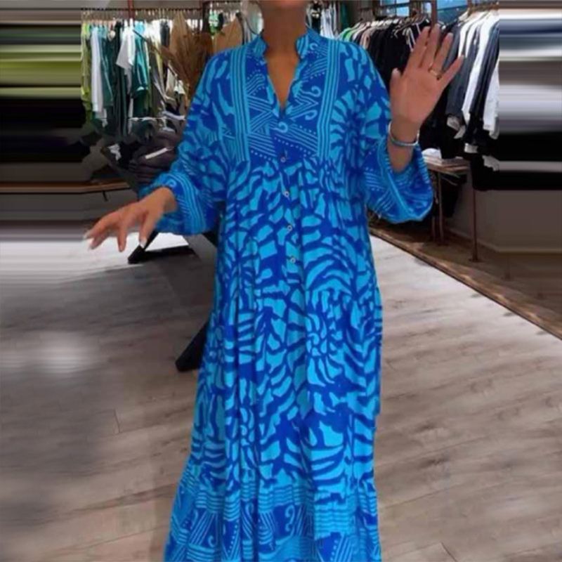 Robe longue femme bohème fluide - Margaux