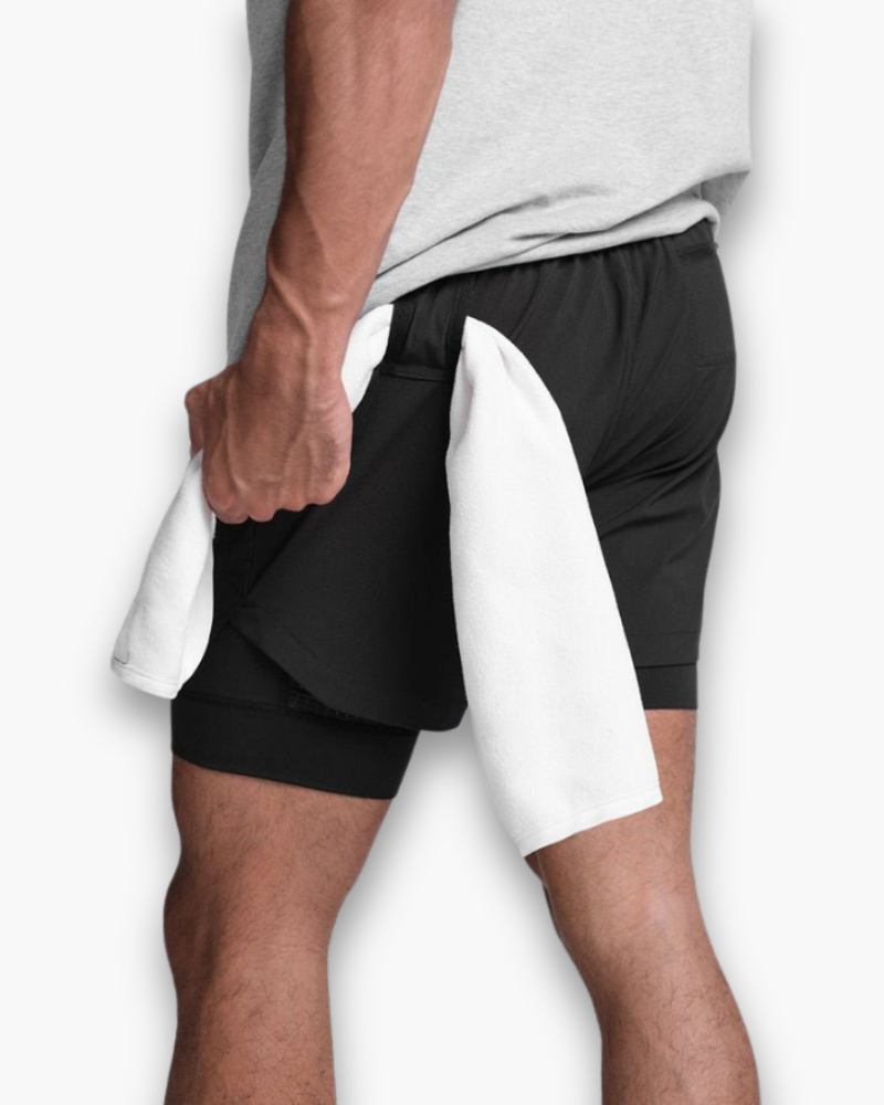 Shorts de fitness respirants pour hommes | Pantalon court flexible-4