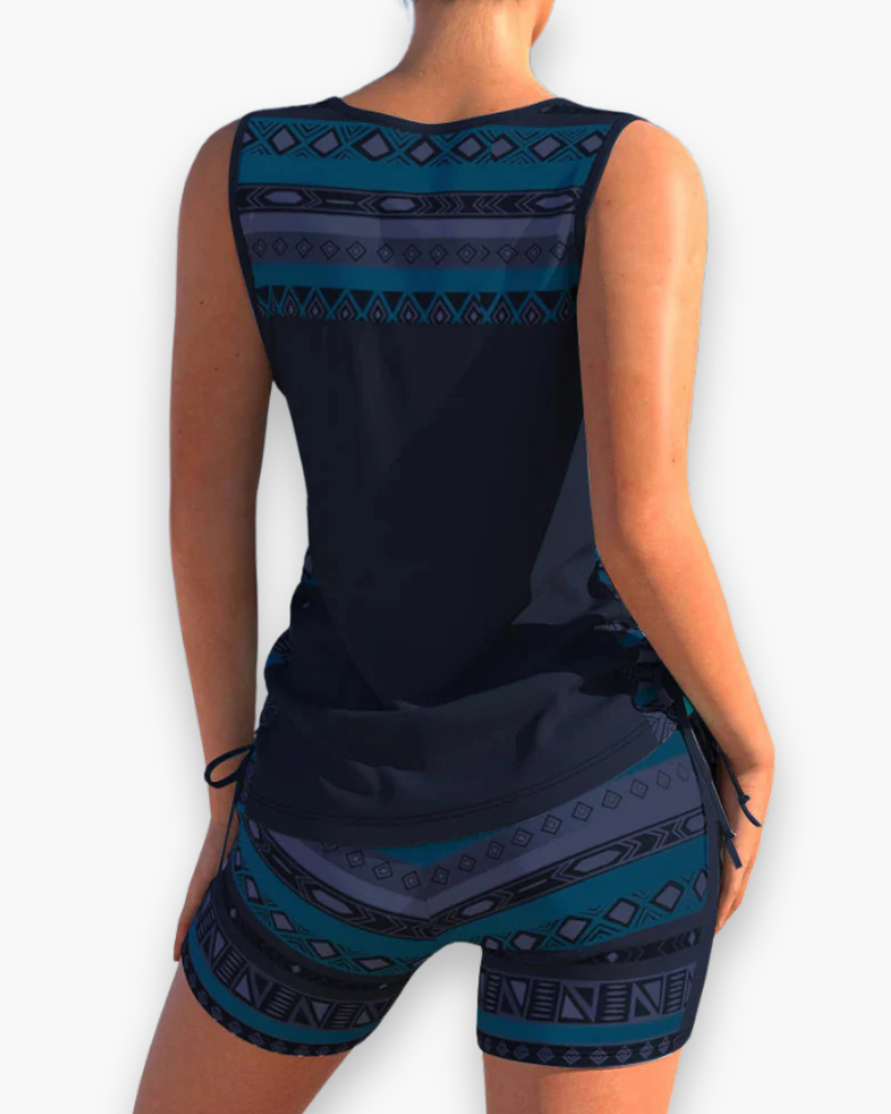 Tankini du nombril confortable des femmes | Élégant et à la mode-4