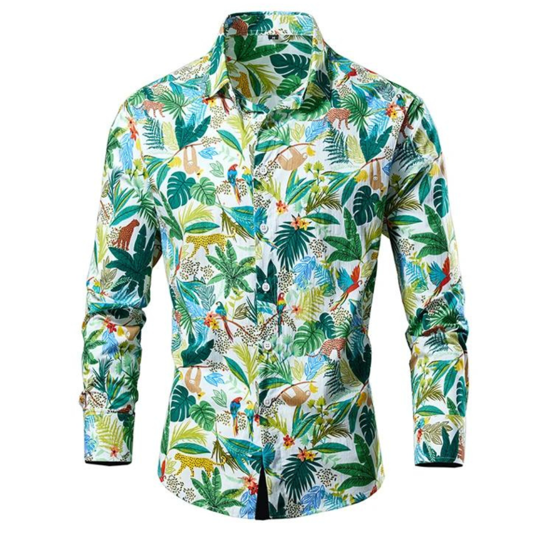 Image variant pour Alexei - Chemise à fleurs - Élégant - Hommes-25
