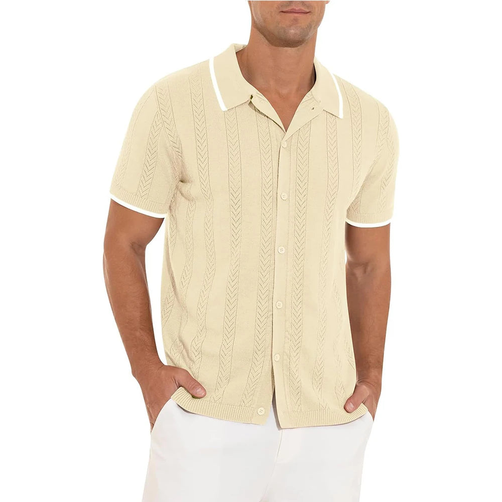 Image variante pour Jeroen - Polo en tricot - Élégance décontractée - Polo homme-25
