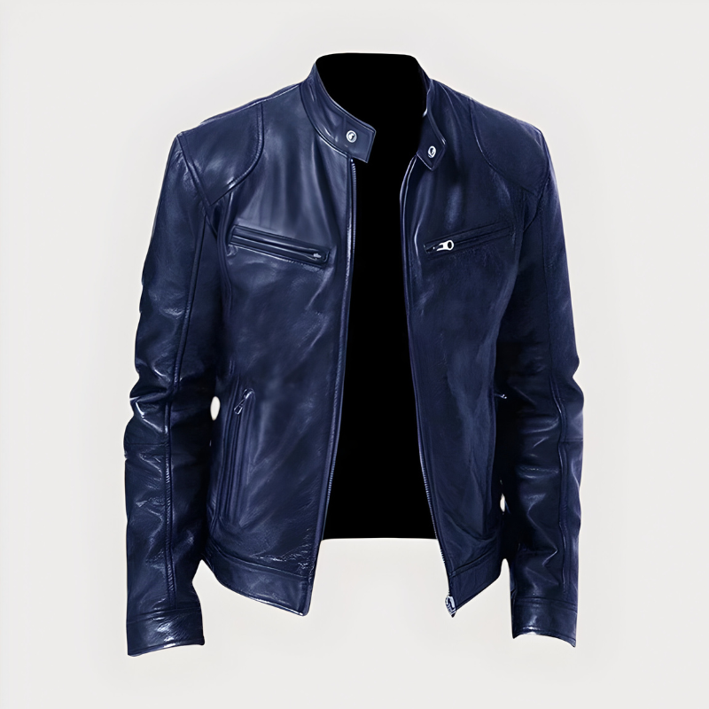 Julien - Veste Classique Motard Cuir