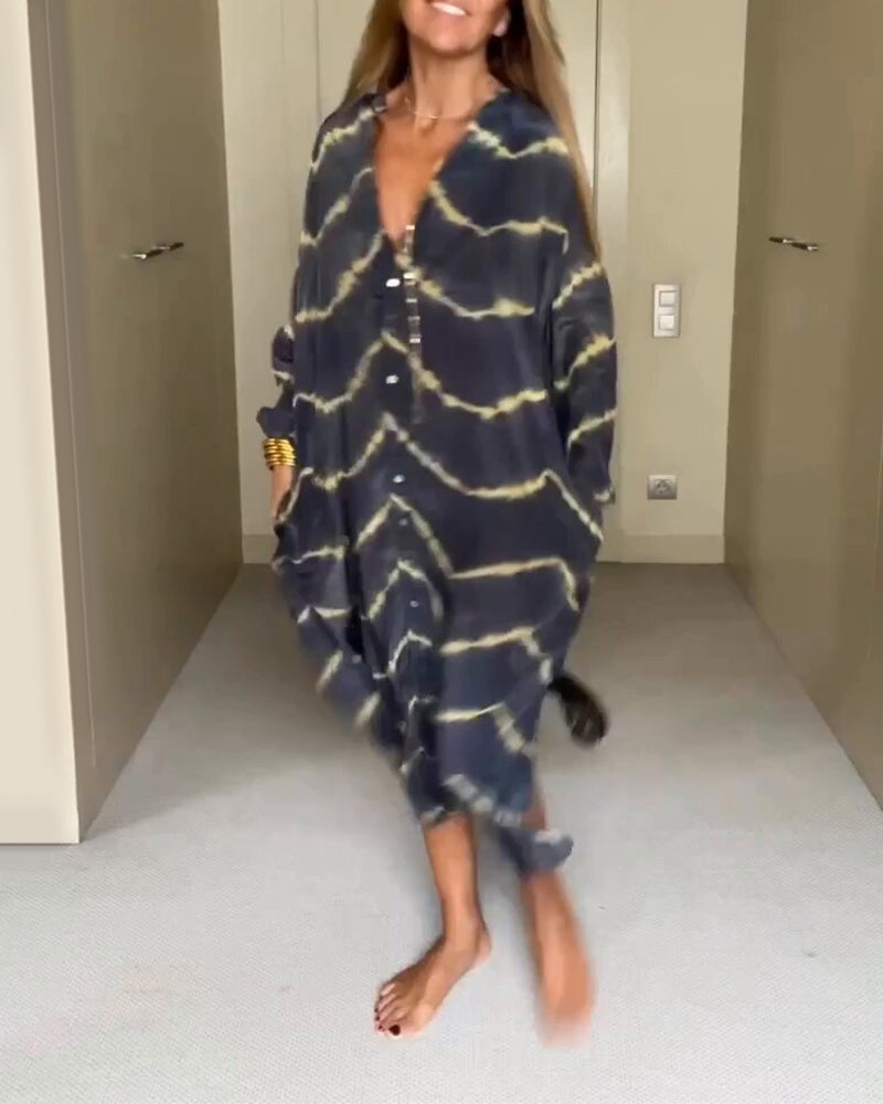 Manon - Robe longue imprimée