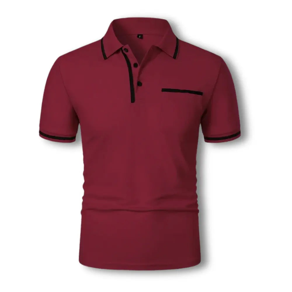 Dante - Polo Manches Courtes Slim Fit Chic Homme