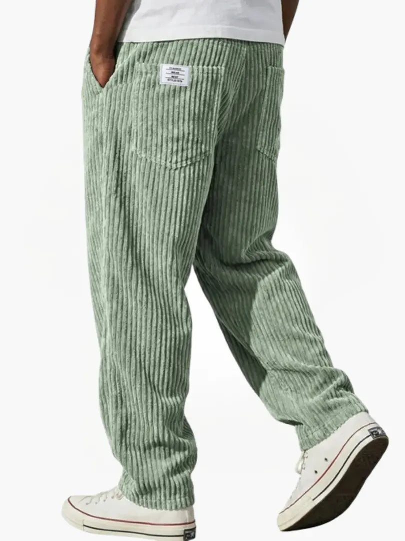 Patrick | Pantalon Élégant Velours Côtelé Ample