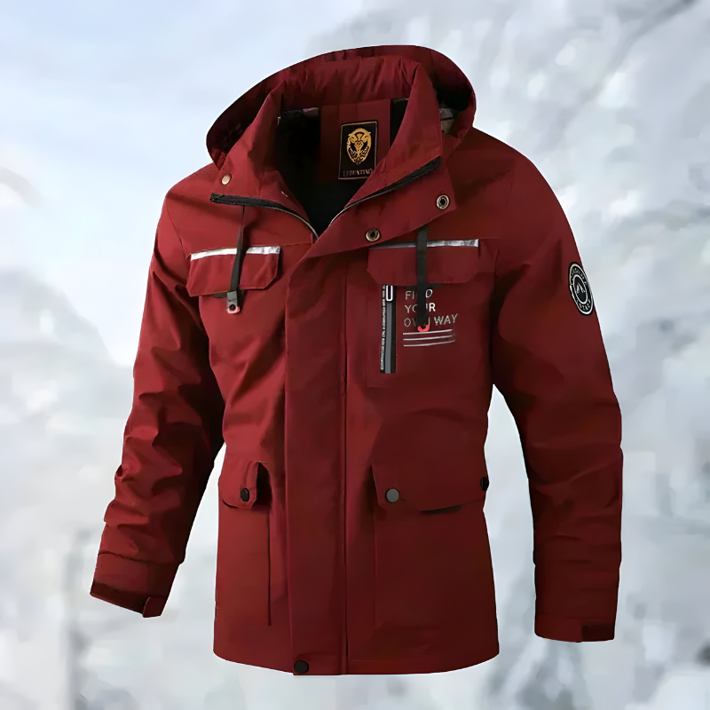 Julien - Parka Moderne Multipoches à Capuche