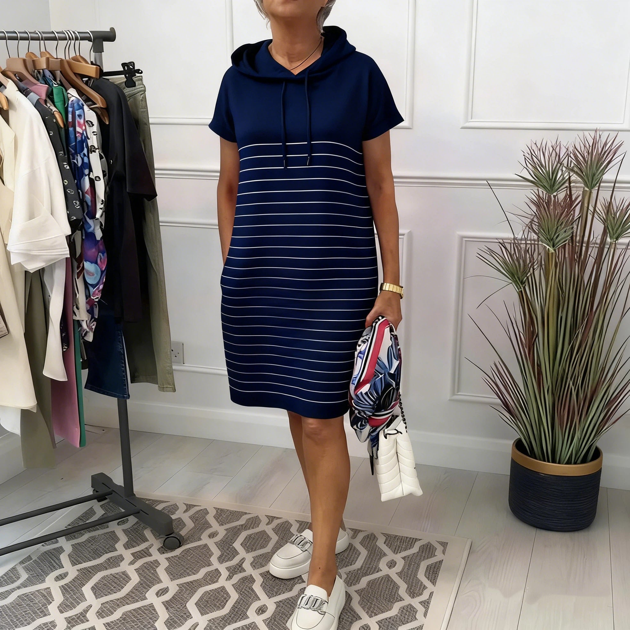 Marion - Robe Sweat Femme à Capuche