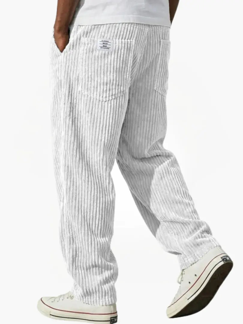 Patrick | Pantalon Élégant Velours Côtelé Ample