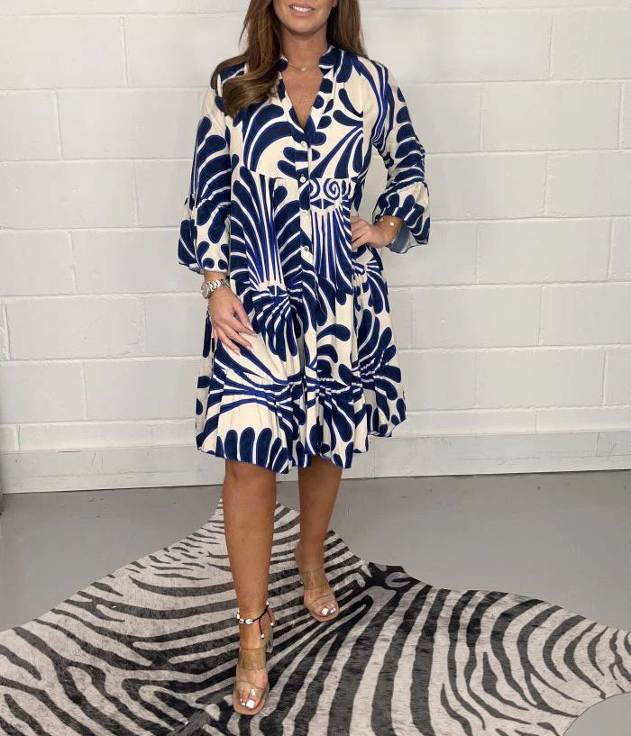 Olivia - Robe Chemise Imprimée