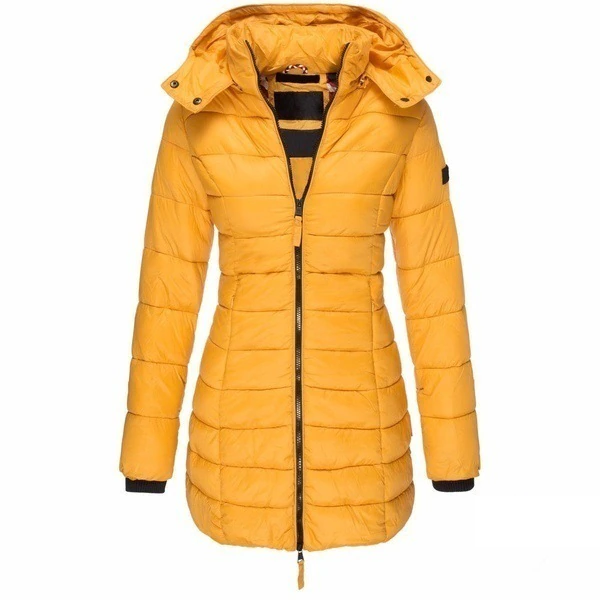 Odille - Doudoune longue capuche Femme