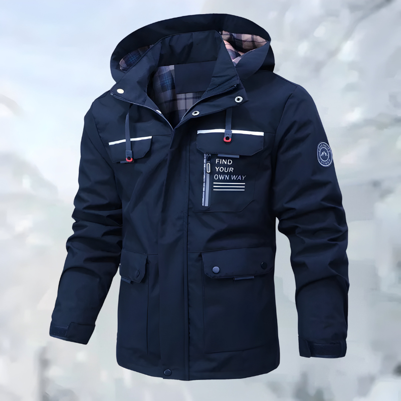 Julien - Parka Moderne Multipoches à Capuche