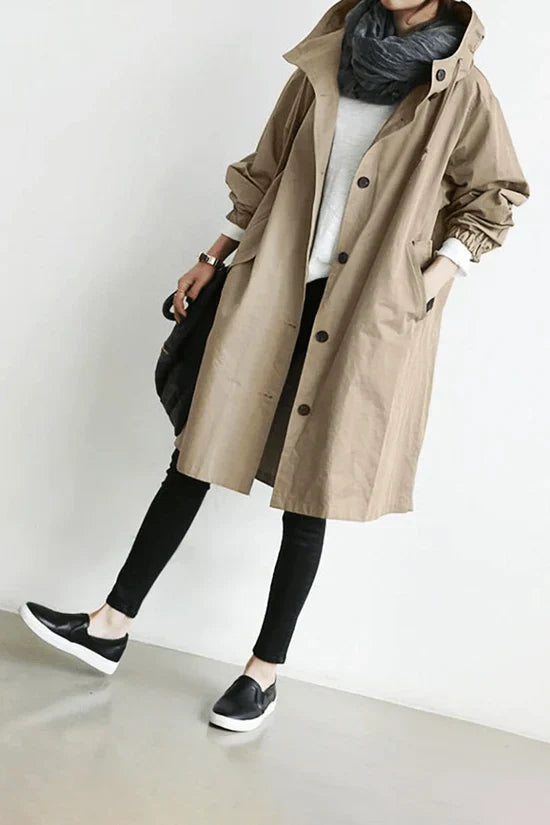 Odille - Manteau pluie élégant Femme