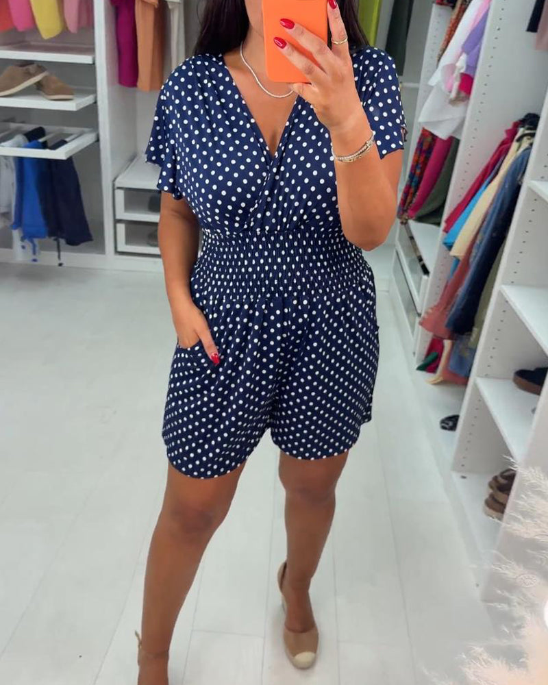 Arina - Combinaison Polkadot - Chic et Confortable - Femmes-1