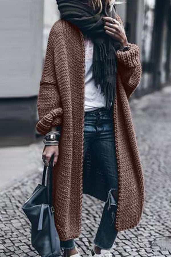 Thérèse - Cardigan En Maille À Manches Longues