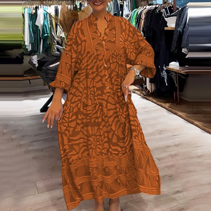 Robe longue femme bohème fluide - Margaux