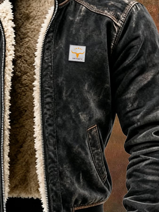 Thierry - Veste Intemporelle Aviateur Doublée Sherpa