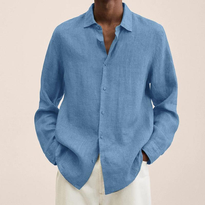 Hilaire - Chemise en Lin - Coupe Relaxée - Hommes-5