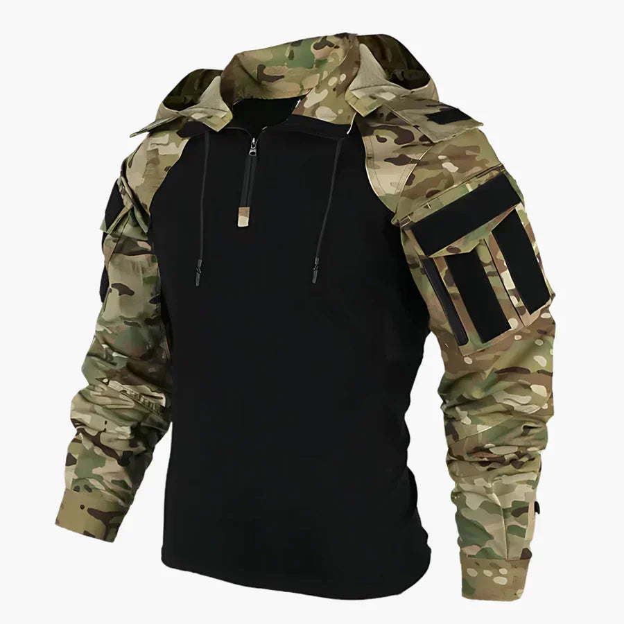 Sébastien - Hoodie Chic Militaire Zippé