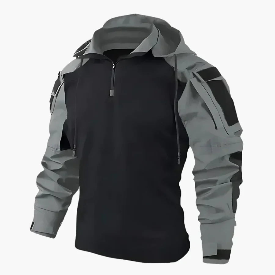 Sébastien - Hoodie Chic Militaire Zippé