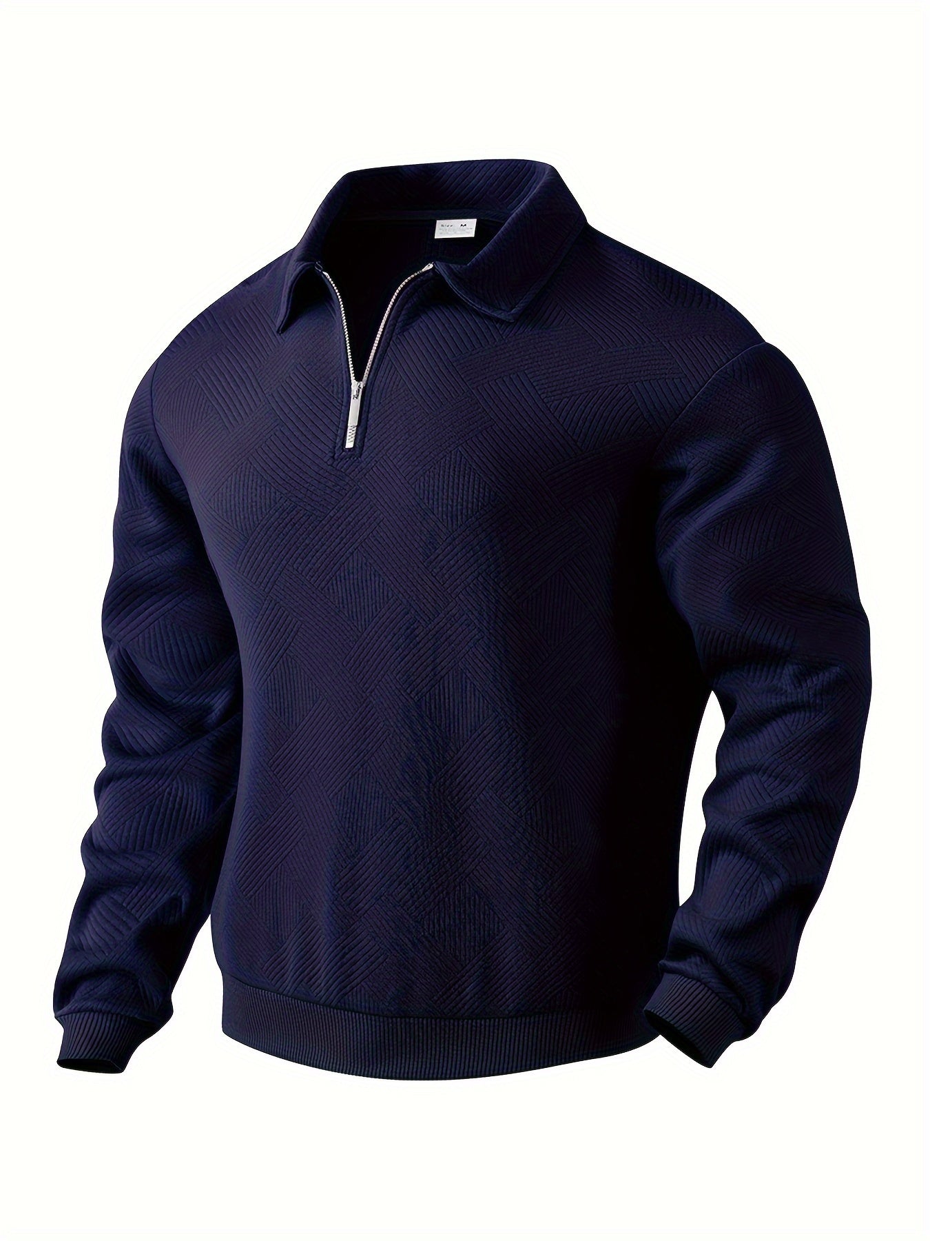 Jules – Pull Vintage Pour Hommes Avec Fermeture Éclair Et Motifs Géométriques