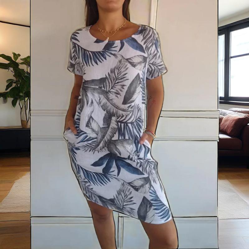 Robe D'ĂtĂ© Femme ImprimĂ©e Fluide - Julie
