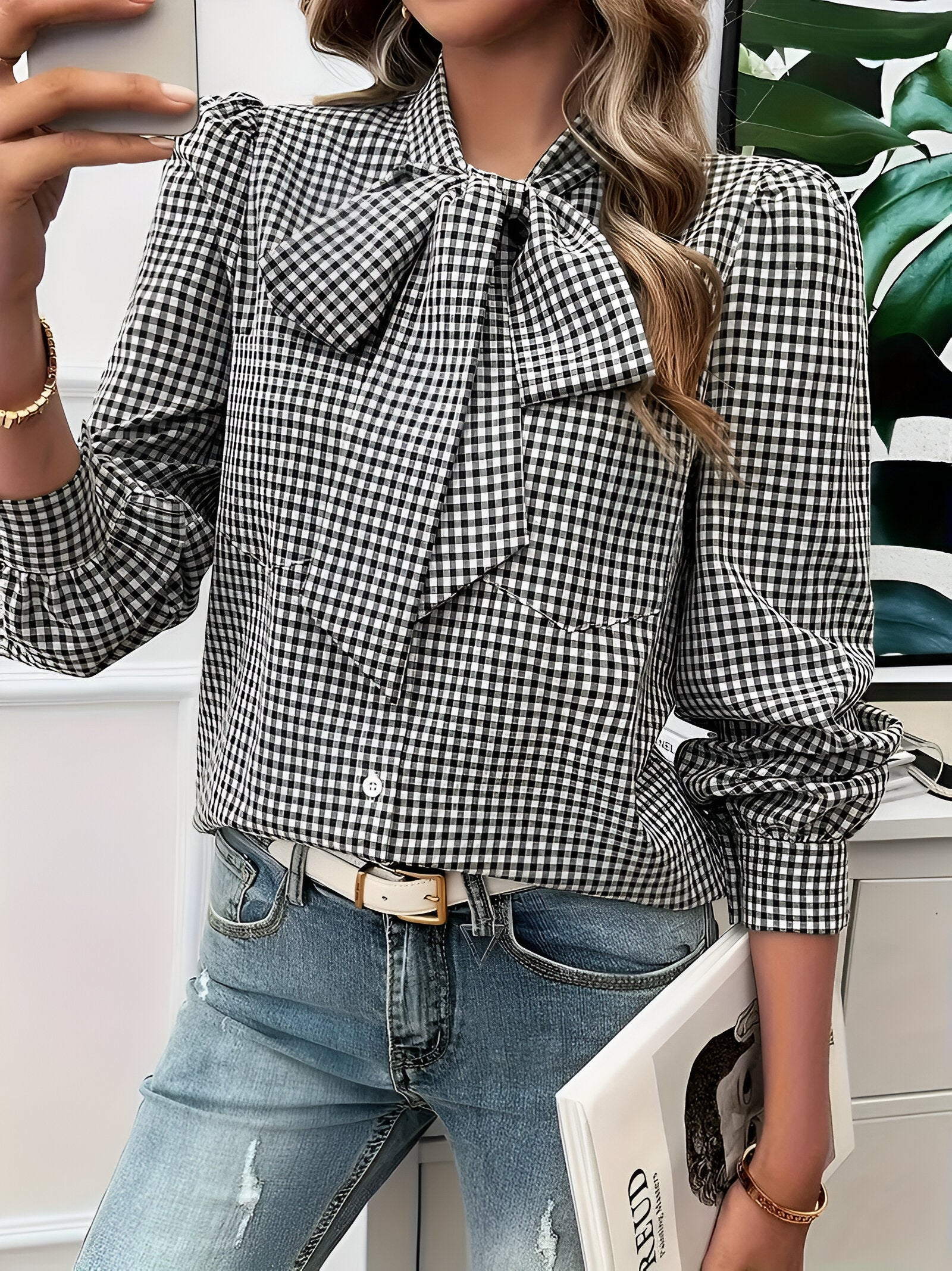 Chemise Femme À Manches Bouffantes - Brielle