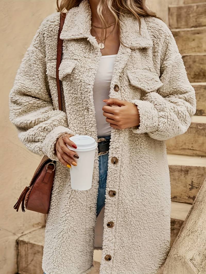 Cléa - Manteau femme chaud long
