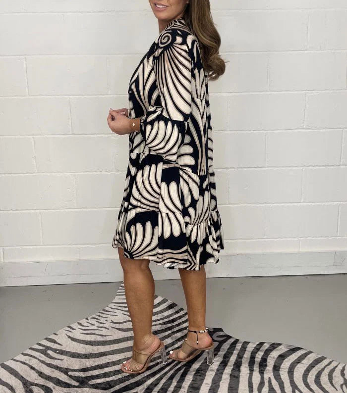 Olivia - Robe Chemise Imprimée