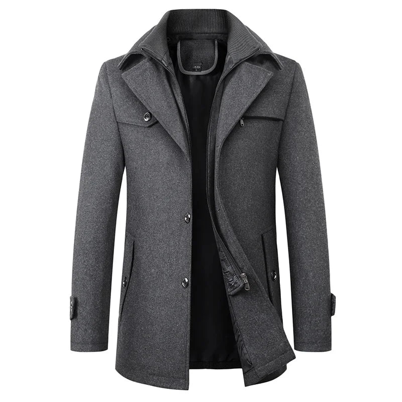 Thomas – Manteau D'Hiver Imperméable Pour Homme, Élégant Et Fonctionnel