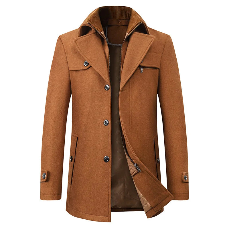 Thomas – Manteau D'Hiver Imperméable Pour Homme, Élégant Et Fonctionnel