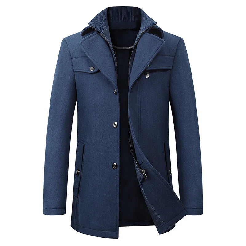 Thomas – Manteau D'Hiver Imperméable Pour Homme, Élégant Et Fonctionnel