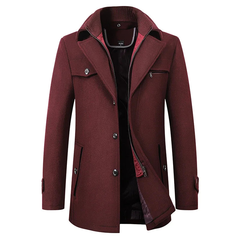 Thomas – Manteau D'Hiver Imperméable Pour Homme, Élégant Et Fonctionnel