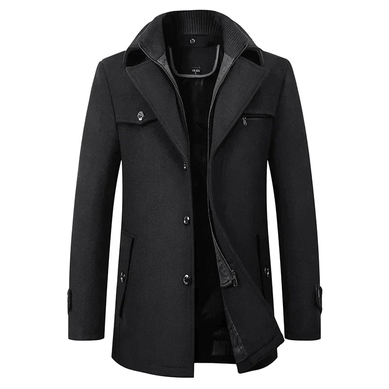 Thomas – Manteau D'Hiver Imperméable Pour Homme, Élégant Et Fonctionnel