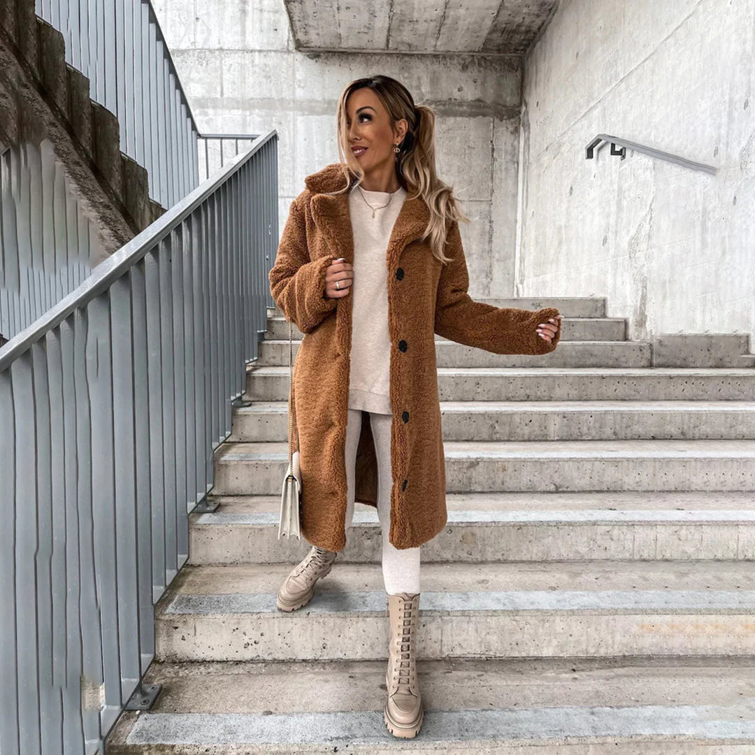 Marie | Manteau Élégant Teddy Oversize