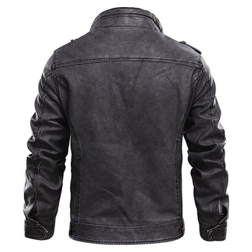 Léo - Veste biker homme en cuir